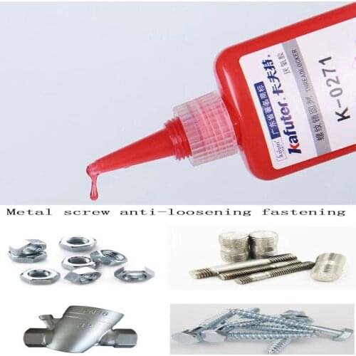 1Pcs 50ml Cylindrical Retainer Locking Adhesive Metal Screw Anaerobic Adhesive Environment Glue Metal Screw Anaerobic Adhesive