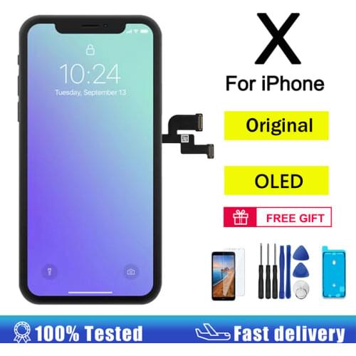 Original OLED For Iphone X LCD Display with 3D Touch Assembly Replacement For Iphone XR XS Max 11 Pro Max LCD Screen Display