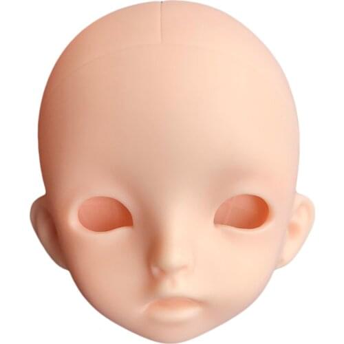 12inch BJD Female Figure Doll Body Parts DIY Accessory White Skin Head