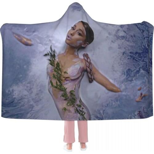 121 Hooded Blanket Adult colorful child Sherpa Wearable Blanket Microfiber Bedding