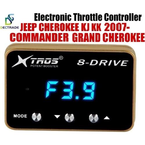 Car Electronic Throttle Controller Racing Accelerator Potent Booster For Jeep Cherokee KJ KK Commander Grand Cherokee 2007