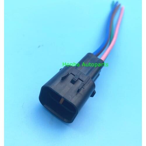 Free Shipping Black 4 pin sealed waterproof auto connectors male PB621-04020 oxygen sensor adapter docking plug wire harness