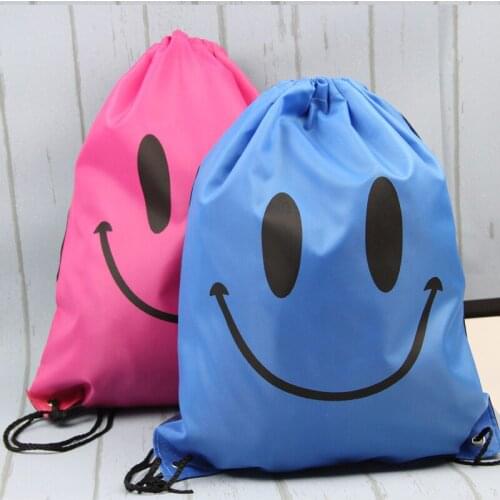 Free Shipping Portable Stripe Sports Smiling face Swimming Bag Travel Swimsuit Bag Storage Bag