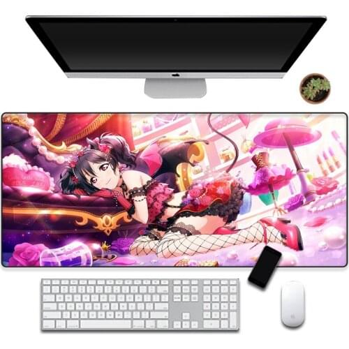 Large mouse pad waterproof desktop oil-proof non-slip table mat Kawaii game accessories student writing pad animation game