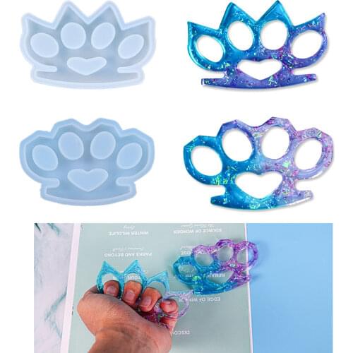 DIY Epoxy Mold Defense Ring Mold Silicone Crystal Protective Ring Mold Silicone Resin Mold