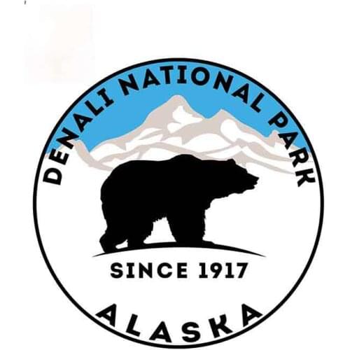 Fuzhen Boutique Decals Exterior Accessories Denali National Park Alaska Sign Car Stickers Sunscreen Vinyl JDM Bumper Trunk Decal