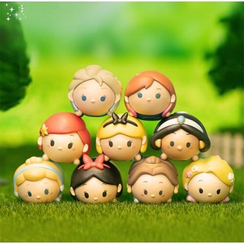 Beast kingdom Disney Princess series Aisha Snow White alloy doll Q version hand-made decoration gift collection