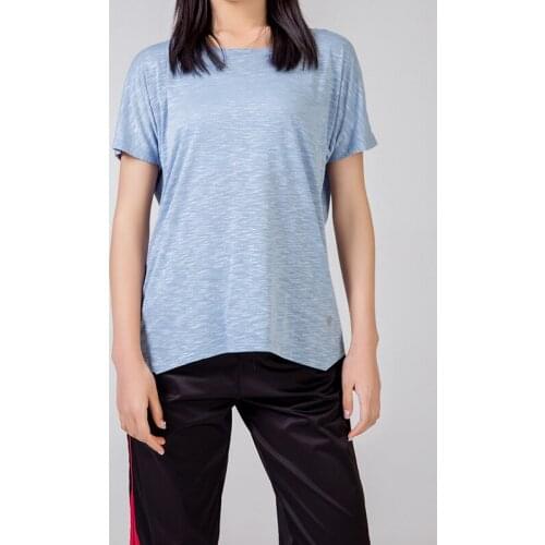 Summer Sports Blouse Slimming Quick Dry Fitness Sweat Absorbent T-shirt Running Training Yoga Clothes Workout Loose Tops T-shirt