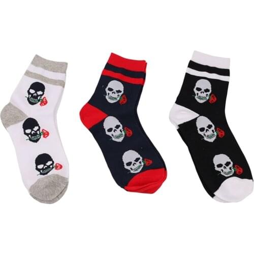 Personality Skull Socks Christmas Socks Cosplay Props Sock Spring Autumn Women Men Halloween Party Gifts
