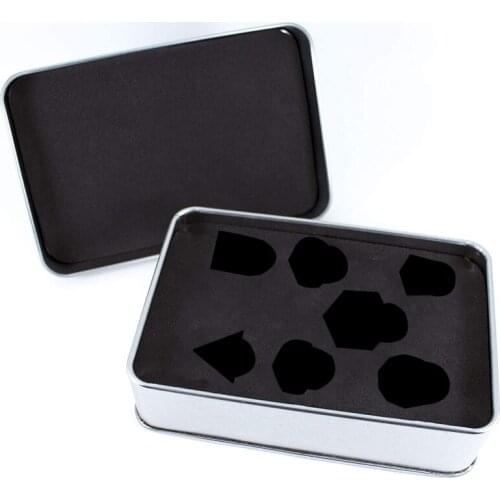 Hammer Style Metal Dice Set,7 PCS Metallic Role-playing DND Game Dice with Free Metal Case for Game Role Playing
