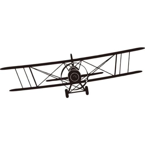 Retro Gliding aircraft Wall Sticker for Childrens room background decoration Mural Wallpaper Art Decals air plane home stickers