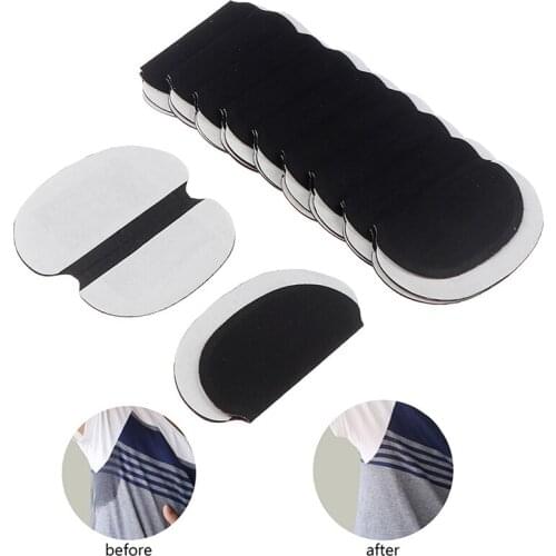 20Pcs Disposable Underarm Shirt Antiperspirant Protection From Sweat Pads Black Deodorant Armpit Absorbent Pad