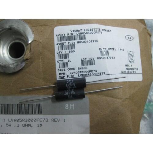 Original new 100% LVR05R3000FE73 0.3R 1% 5W wire wound resistor (Inductor)