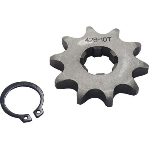 428 Chain 10T 17mm 20mm Front Engine Sprocket For 50cc to 125cc Dirt Bike ATV Go Kart Quad Pitbike Buggy Motorcycle