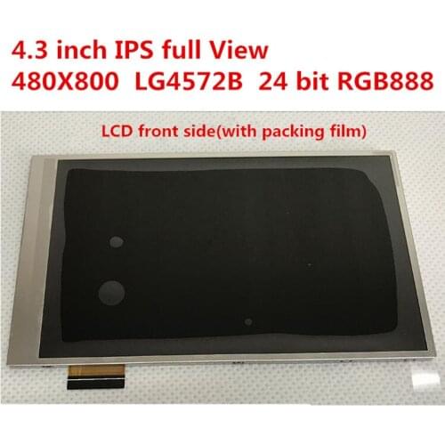 RGB bridge chip conversion board 4.3 inch TFT LCD IPS full view LG4572B 480*800 24 bit RGB888 port STM32 Evaluation Capacitive