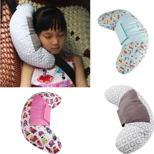 Baby Children Neck Headrest Cushion Car Seat Sleep Nap Head Support Pillows Children Head Protection Sleeping Headrest Pillow