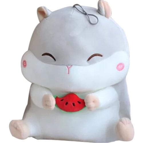 Hamster Pillow Down Cotton Plush Toy Soft Stuffed Doll Cushion Cartoon Cute Gift Child Room Decoration Kids Gift