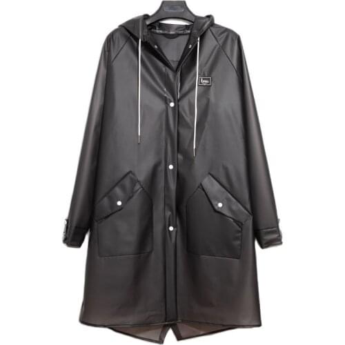 Clear Raincoat Womens Jacket Long Body Transparent Rain Coat Waterproof Adult Hiking Rain Poncho Plastic Suit Windbreaker Gift