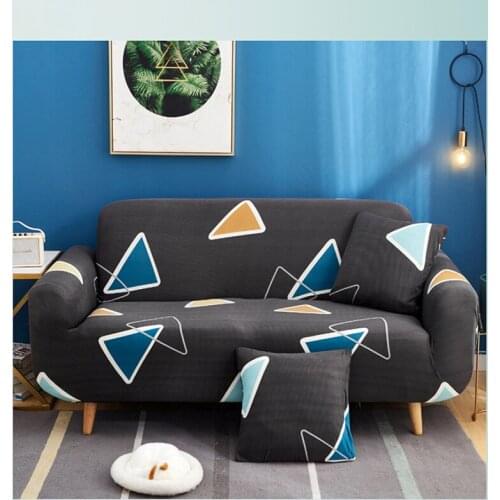 Plant animal color block all-inclusive corner stretch sofa couch cover Chair living room Protector 1/2/3/4 Seater and L shape