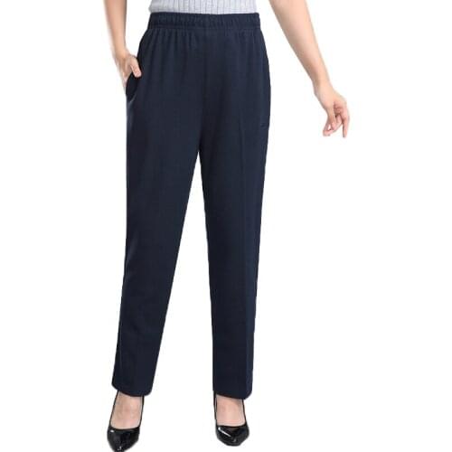 20202 Middle aged Mom Women Sweatpants High Waist Cotton Pants Women Loose Casual Sports Pants Autumn plus size Sports trousers