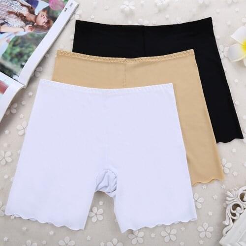 Women Safety Short Pants Summer High Waist Anti Chafing Soft Boyshorts Panties Breathable Seamless Boxers for Women Underwear