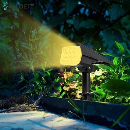 Solar Lamp Lawn Light LED Outdoor Waterproof Landscape Garden Spike Spotlight Solar Power LED Waterproof Easy Installation