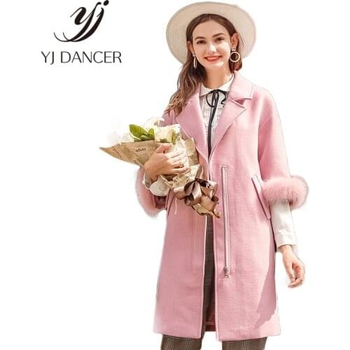 Женские шерстяные пальто YJ DANCER China At AliExpress