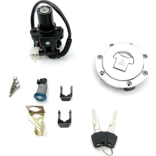 For Honda CBR600 2009-2013 CBR 600 09-13 Motorcycles Lockset Ignition Switch Lock Fuel Gas Cap Cover Seat Lock 1 Set With 2 Keys