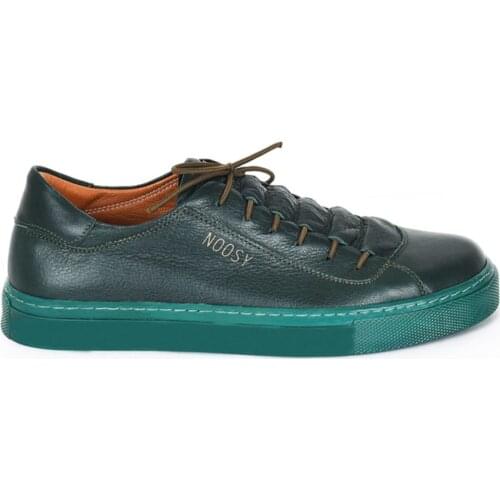 NOOSY Genuine Leather Green Women 'S Sneaker