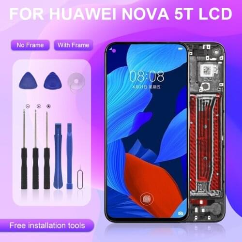 Catteny For Huawei NOVA 5T LCD Display With Touch Screen Digitizer Assembly YAL L61 L71 L61D YAL-L21 Replacement Free Tools