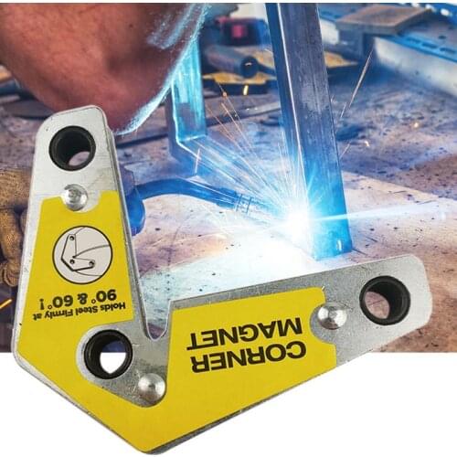 60/90/120° Magnet Welding Locator Metal Magnetic Holder Weld Fixture Corner Clamp Fixer Welder Soldering Tool