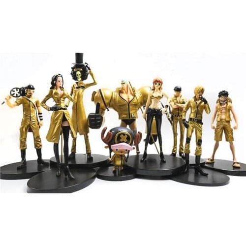 9 Pcs/Set Figures Dramatic Zoro Luffy Usopp Nami Chopper Dolls Action Figure Toy
