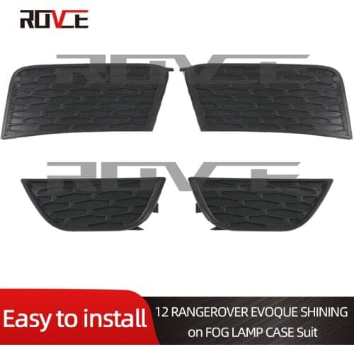 Fit For 2012 -2015 Land Rover RANGEROVER EVOQUE Front Fog Lamp Frame Frame ABS Front Rear Fog Lamp Shade