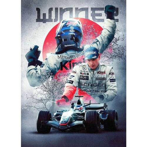 Racing F1 Diamond Embroidery Sale Racer Handmade Diamond Painting Race Car Needlework Mosaic Cross Stitch Home Decor