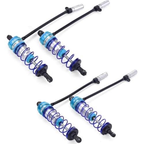 Aluminium Alloy Shock Absorber Assembled Full Metal Big Bore Shocks Front & Rear for Traxxas 1/10 RC Car Truck Buggy