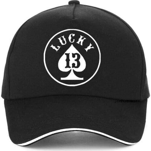 LUCKY Number 13 cap fashion Men Women 100% Cotton dad caps outdoor motion Unisex Baseball Cap adjustable Snapback hat bone