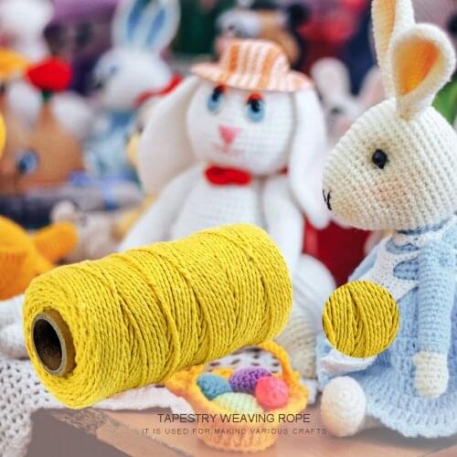 Tapestry Crafts Cotton Rope Cotton Cord Lace Plant Twisted String DIY Pendants for Household Women Sewing Accessories