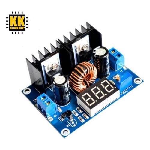 KKCHIP XH-M404 DC 4-40V 8A 200W Voltage Regulator Module Digital PWM Adjustabl DC-DC Step Down Voltage Regulator DC XL4016E1