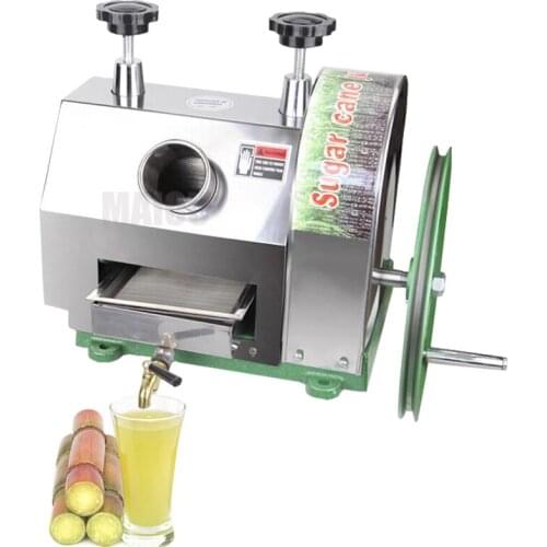 Commercial Stainless Steel Manual Sugarcane Juicer Machine/Hand Saccharum Crusher Processing Equipment/Sugar Cane Extractor
