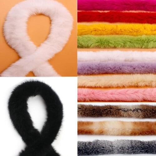 Furry Accessories Ribbon Artificial Rabbit Fur DIY Sewing Trimming Ribbon Jacket Tapes DIY Costume Crafts for Garment Edge Shoes