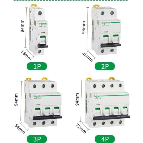 Schneider electric Mini Circuit Breaker iC65N 3p C type 63A-1pcs Circuit Breaker MCB(special link)