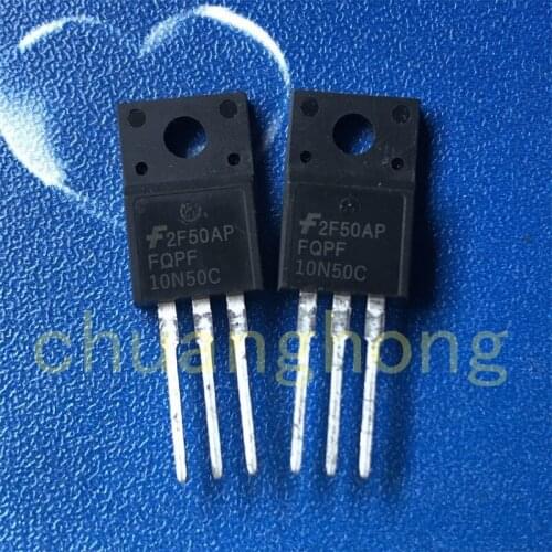 1pcs/lot Power triode FQPF10N50C 10A 500V brand-new field effect transistor TO-220F 10N50C