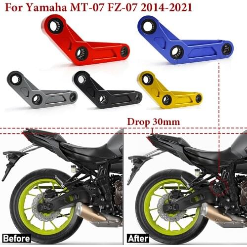 MT07 Lowering Links Kit For YAMAHA MT-07 FZ-07 FZ MT 07 FZ07 2014-2020 2017 2018 2019 Motorcycle Rear Suspension Connecting Moto