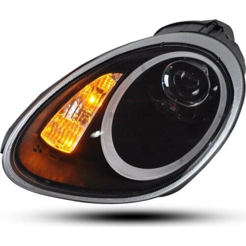 LED Head Lamp Head Light Assembly Hit For Porsche 987 2004-2008 Year Smoking Housing