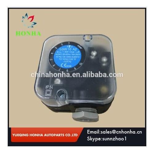 Pressure Switch LGW3A2 Air Pressure Switch For Gas and Air