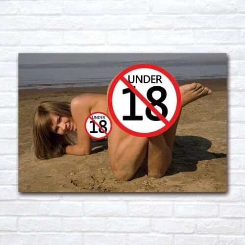 Modern Aesthetic Wall Art 1 Piece Canvas Cloth Fabric Painting Sexy Girl Poster Prints Picture Room Decor