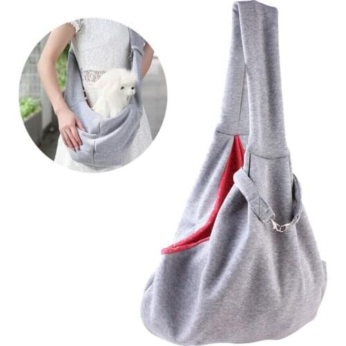 Pet Outdoor Carrier Bags Well Ventilated Small Pets Shoulder Carry Bags Open-Top Portable Small Dogs/Cats Bag for Travel