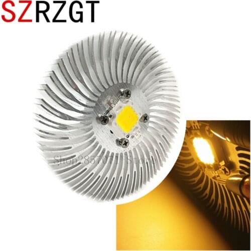 90x10mm DIY Lamp Cooling Cooler 10W High Power LED Light Aluminum Heatsink With Warm White LED Chip