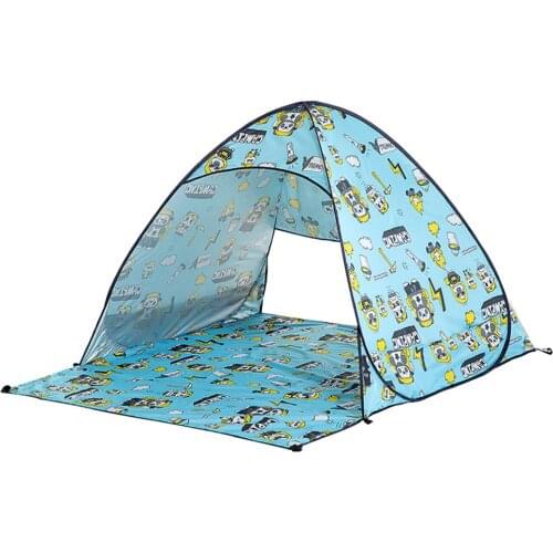 Camping Tent Pop Up Sun Shelter 2 Person Beach Tent Automatic Open Tent UV-protecting Sun Awning Sunshade Outdoor Camping Picnic