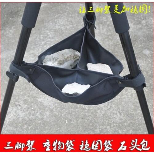 Universal Heavy Duty Durable Black Tripod Stabilizer Stone Bag Photography Tackle Accessory
